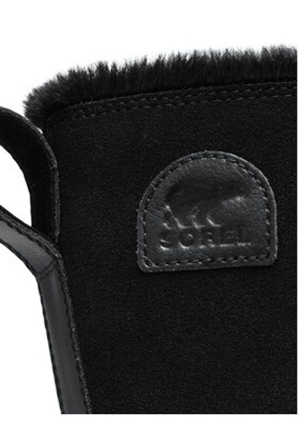 sorel - Sorel Śniegowce Torino V Tall Wp Outdry 2106691010 Czarny. Kolor: czarny. Materiał: zamsz, skóra