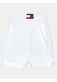 TOMMY HILFIGER - Tommy Hilfiger Szorty kąpielowe UM0UM03280 Biały Regular Fit. Kolor: biały. Materiał: syntetyk #3