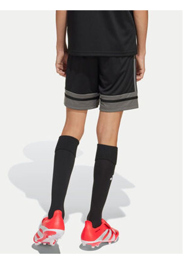 Adidas - adidas Szorty sportowe Squadra 25 JN4448 Czarny Regular Fit. Kolor: czarny. Materiał: syntetyk. Styl: sportowy