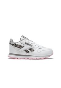 Skórzane trenery dla dziewczynki Reebok Classic. Kolor: biały. Materiał: skóra. Model: Reebok Classic. Sport: turystyka piesza #1