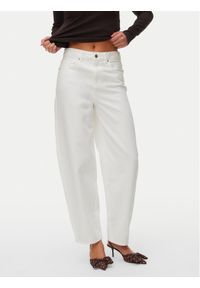 Vero Moda Jeansy Billie 10341028 Biały Barrel Fit. Kolor: biały #1