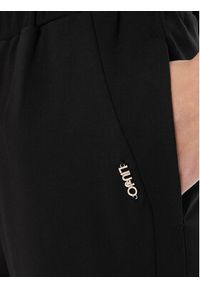 Liu Jo Spodnie dresowe TA4182 J5942 Czarny Regular Fit. Kolor: czarny. Materiał: syntetyk #4