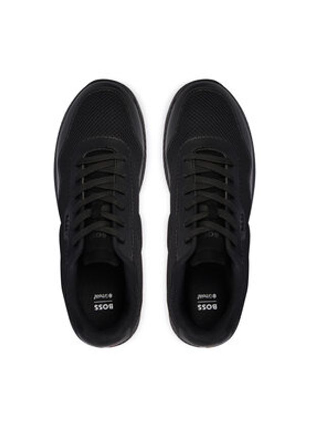 BOSS Sneakersy 30906 Czarny. Kolor: czarny. Materiał: materiał