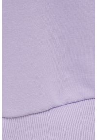 Answear Lab bluza bawełniana damska kolor fioletowy gładka. Kolor: fioletowy. Materiał: bawełna. Długość rękawa: raglanowy rękaw. Wzór: gładki. Styl: wakacyjny #4