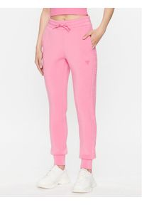 Guess Spodnie dresowe V2YB18 K7UW2 Różowy Reglan Fit. Kolor: różowy. Materiał: dresówka, wiskoza #1