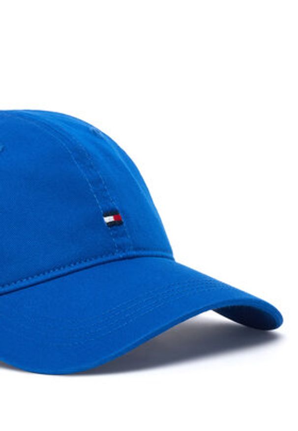 TOMMY HILFIGER - Tommy Hilfiger Czapka z daszkiem Th Flag Soft 6 Panel Cap AM0AM14099 Niebieski. Kolor: niebieski. Materiał: bawełna