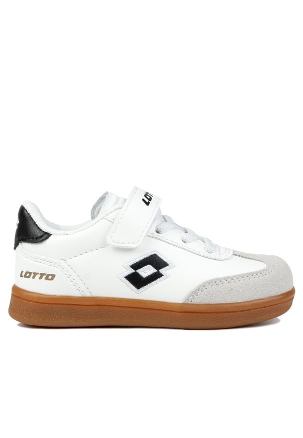 LOTTO - Buty dziecięce sportowe na rzep Lotto VINTAL M. Zapięcie: rzepy. Kolor: szary, beżowy, wielokolorowy, biały. Sport: turystyka piesza