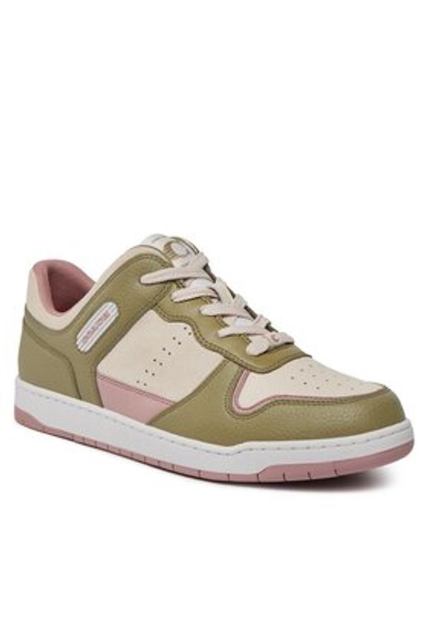 Coach Sneakersy CP936 Kolorowy. Materiał: zamsz, skóra. Wzór: kolorowy