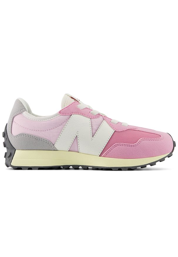 Buty dziecięce New Balance PH327RK – różowe. Okazja: na co dzień. Kolor: różowy. Materiał: materiał, syntetyk, guma. Szerokość cholewki: normalna