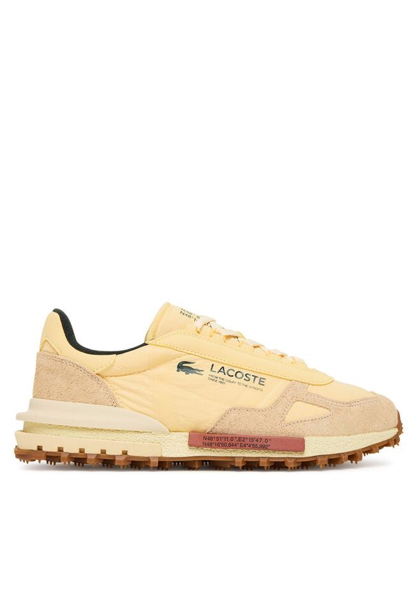 Sneakersy Lacoste. Kolor: żółty