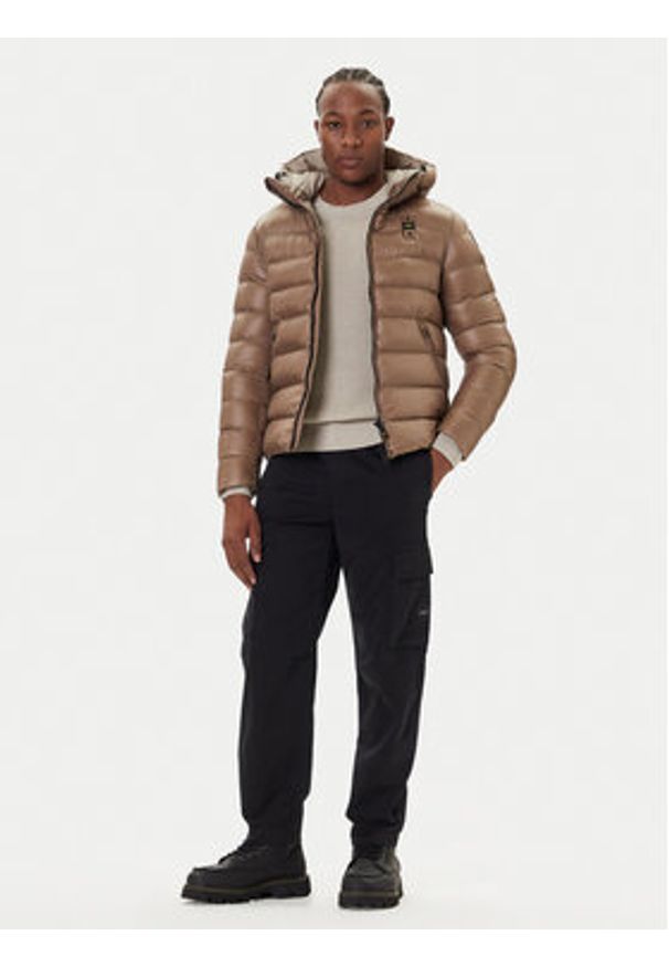 Blauer Kurtka przejściowa 25WBLUC02079 Beżowy Regular Fit. Kolor: beżowy. Materiał: syntetyk