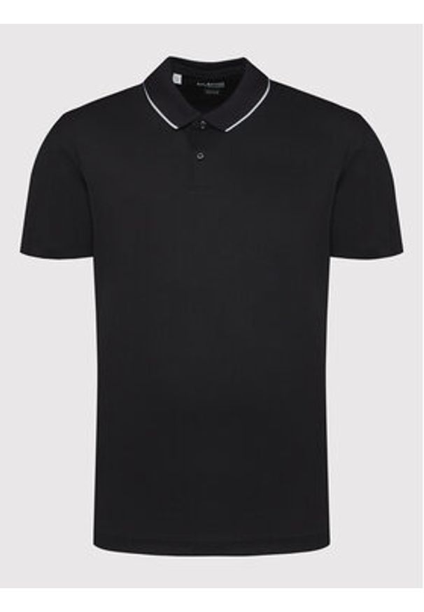 Selected Homme Polo Leroy 16082844 Czarny Regular Fit. Typ kołnierza: polo. Kolor: czarny. Materiał: bawełna
