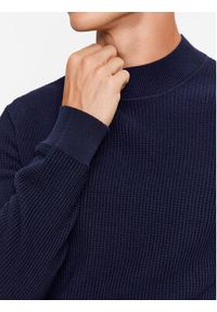 BOSS - Boss Sweter Opale 50495403 Granatowy Regular Fit. Kolor: niebieski. Materiał: bawełna #3