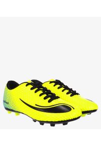 Casu - żółte buty sportowe piłkarskie korki sznurowane casu dh415-6. Kolor: żółty. Sport: piłka nożna #1