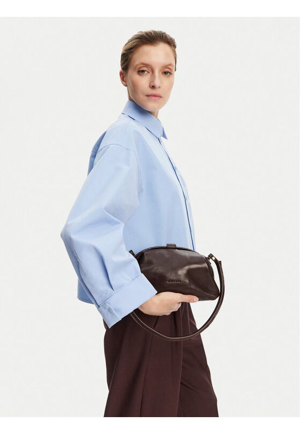 BALAGAN - Balagan Torebka Hug L Brązowy. Kolor: brązowy. Materiał: skórzane
