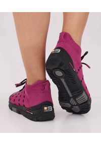 Buty turystyczne damskie wodoodporne Brubeck TREK MERINO. Okazja: na spacer. Kolor: różowy. Materiał: wełna. Szerokość cholewki: normalna. Styl: sportowy