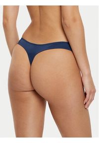 Hunkemöller Stringi Marine 206319 Granatowy. Kolor: niebieski. Materiał: syntetyk #7