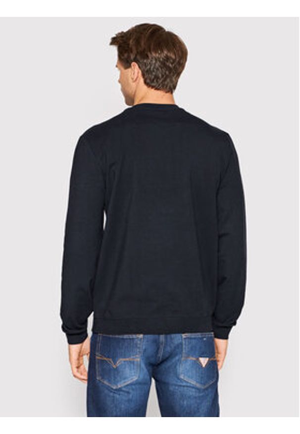 Guess Bluza M2YQ37 K6ZS1 Granatowy Slim Fit. Kolor: niebieski. Materiał: bawełna