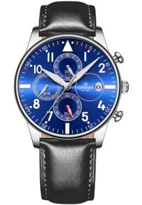 Zegarek Giewont Zegarek Męski Chronograph Sapphire Czarno Niebieski GW5630-A3. Kolor: niebieski, wielokolorowy, czarny #1