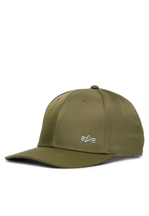 Czapka z daszkiem Alpha Industries. Kolor: zielony