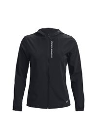 Kurtka do biegania damska Under Armour Outrun The Storm. Kolor: czarny. Sport: bieganie