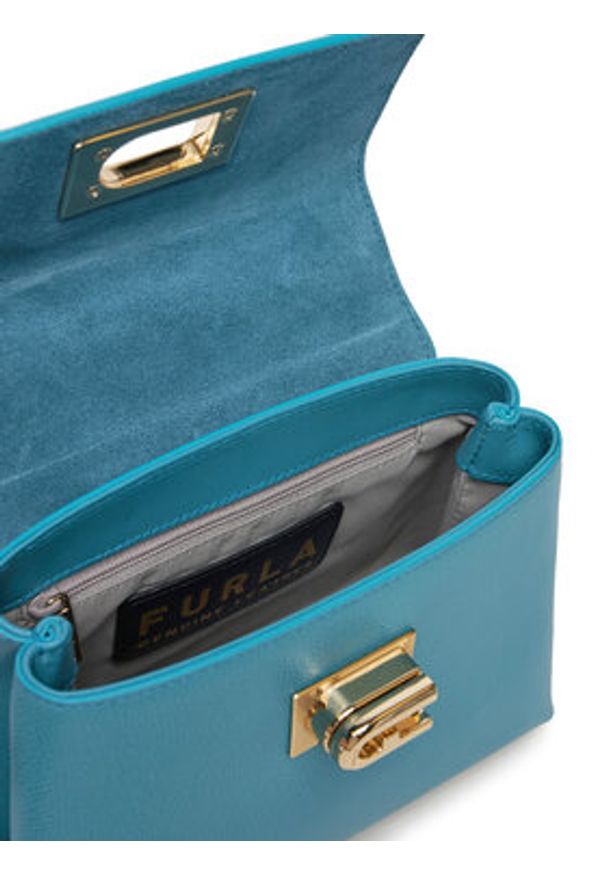 Furla Torebka 1927 WB00109 ARE000 TR400 Niebieski. Kolor: niebieski. Materiał: skórzane