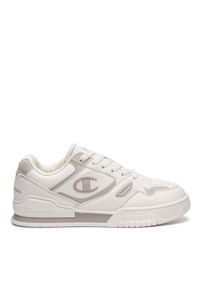 Champion Sneakersy 3 POINT LOW TECH S11699-WW015 Écru. Materiał: skóra