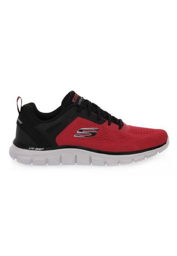 skechers - Buty do chodzenia męskie Skechers Rdbk Track Boarder. Zapięcie: sznurówki. Kolor: czerwony. Materiał: syntetyk, materiał. Szerokość cholewki: normalna. Sport: turystyka piesza
