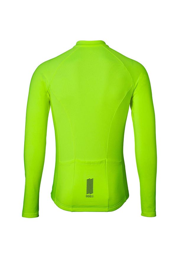 BBB CYCLING - Koszulka rowerowa BBB Transition jersey l.s.. Kolor: żółty. Materiał: jersey. Sport: kolarstwo