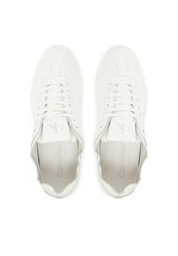Calvin Klein Sneakersy Low Profile Runner Lth Mg YW0YW02049 Biały. Kolor: biały. Materiał: skóra