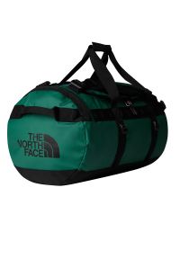 Torba The North Face Base Camp Duffel M 0A52SAS9W1 - zielona. Kolor: zielony. Materiał: nylon. Wzór: paski #1