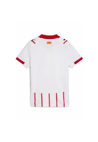 Puma - Młodzieżowa koszulka domowa Girona FC 25/26 PUMA White Red. Kolor: biały, czerwony, wielokolorowy. Sezon: lato