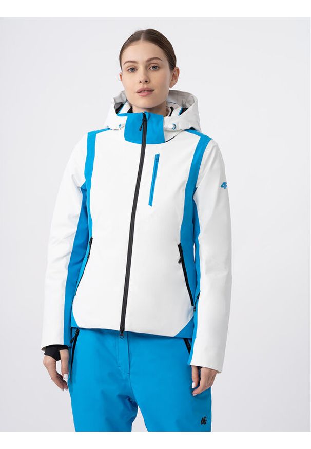 4f - 4F Kurtka narciarska 4FAW23TTJAF336 Niebieski Slim Fit. Kolor: niebieski. Materiał: syntetyk. Sport: narciarstwo