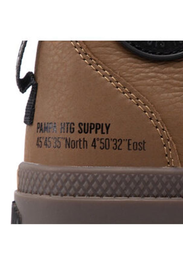 Palladium Trapery Pampa Hi Supply Lth 77963-230-M Brązowy. Kolor: brązowy. Materiał: skóra, nubuk