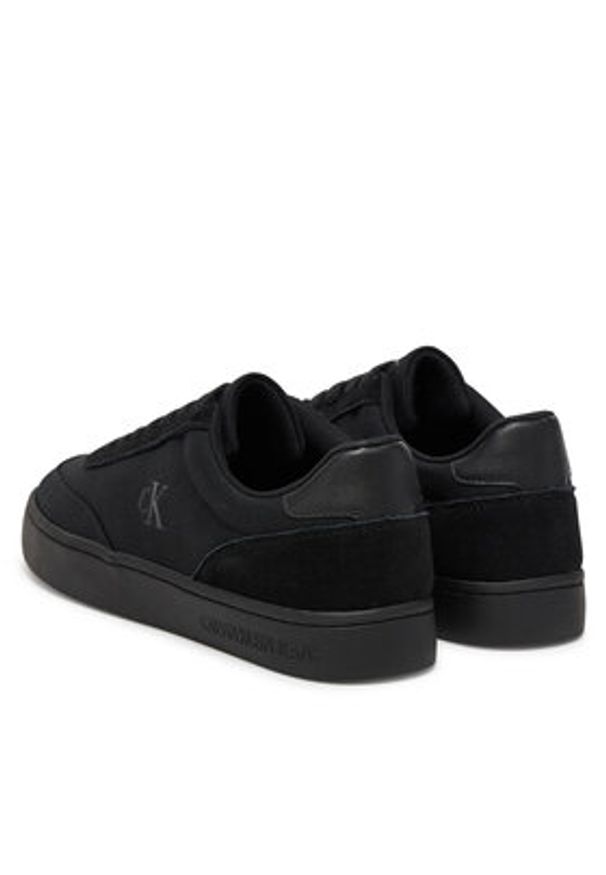 Calvin Klein Jeans Sneakersy Classic Cupsole Mg Canvas YM0YM01218 Czarny. Kolor: czarny. Materiał: materiał