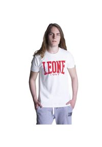 LEONE 1947 APPAREL - Męska koszulka z krótkim rękawem Leone 1947 Apparel. Kolor: czerwony, biały, wielokolorowy. Materiał: tkanina. Długość rękawa: krótki rękaw. Długość: krótkie. Sport: fitness