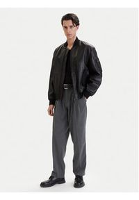 Hugo - HUGO Kurtka skórzana Lude 50553111 Czarny Regular Fit. Kolor: czarny. Materiał: skóra #4