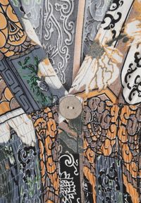 Born2be - Szara Sukienka Maxi z Wiskozy z Gumką w Talii i Guzikami Nyllu. Kolor: szary. Materiał: wiskoza. Wzór: aplikacja. Długość: maxi #7