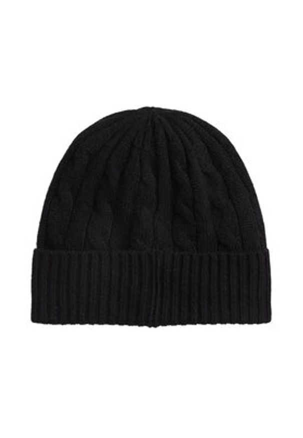 Polo Ralph Lauren Czapka 455981442001 Czarny. Kolor: czarny. Materiał: wełna