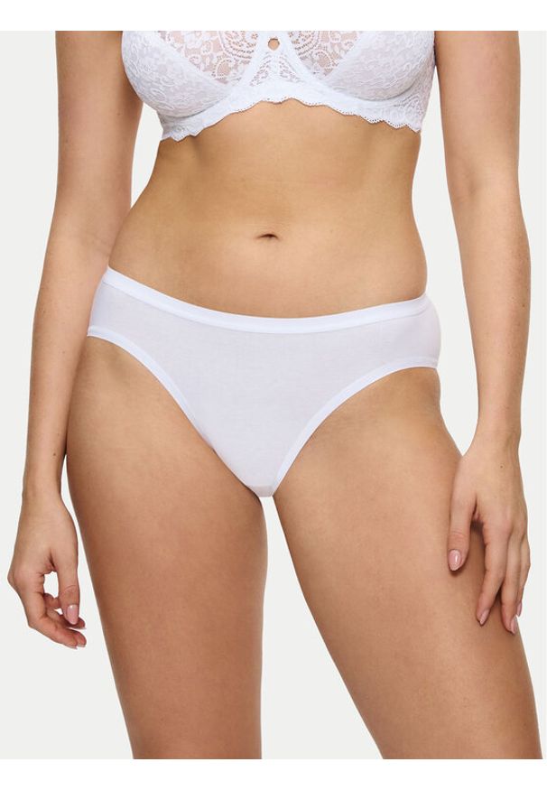 Triumph Figi klasyczne Sense Of Cotton 10224969 Biały. Kolor: biały. Materiał: bawełna