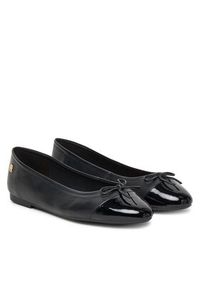 TOMMY HILFIGER - Tommy Hilfiger Baleriny Patent Toe-Cap FW0FW08830 Czarny. Kolor: czarny. Materiał: skóra #6