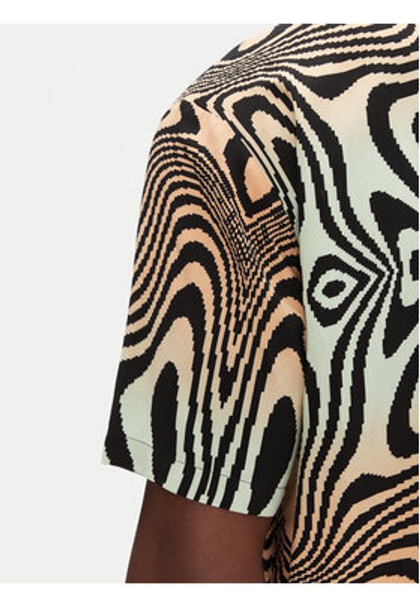 Volcom Koszula Filip Rygalski A0412506 Kolorowy Boxy Fit. Materiał: wiskoza. Wzór: kolorowy