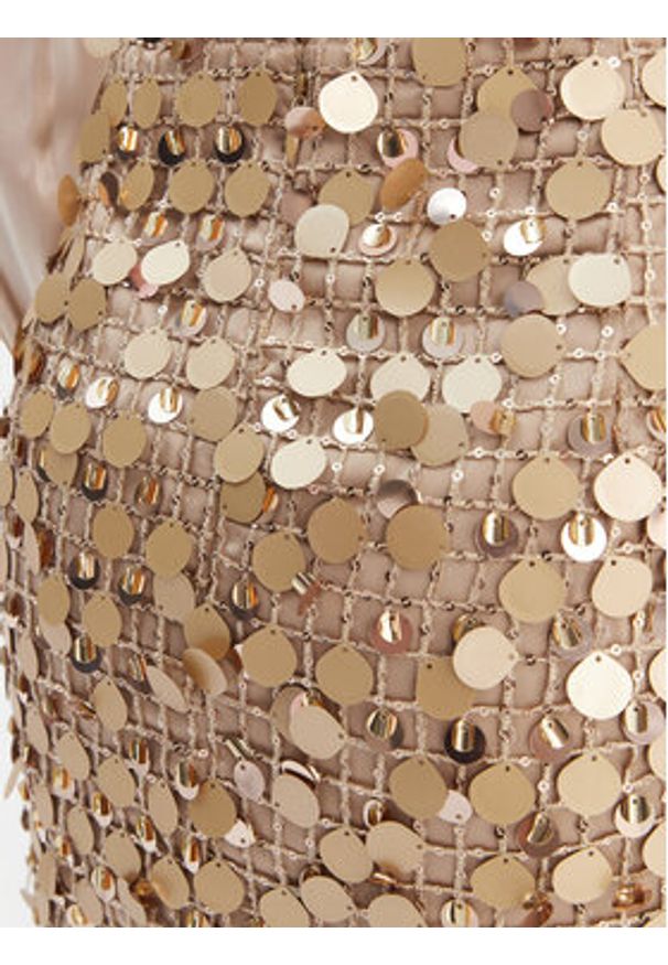 Guess Spódnica 180021 Złoty Classic Fit. Kolor: złoty. Materiał: syntetyk