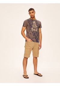 Diverse - Krótkie spodenki męskie DKR CARGOS W427 - - Rozmiar: 32. Kolor: beżowy. Materiał: elastan, bawełna. Długość: krótkie