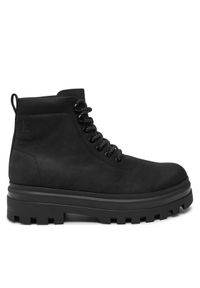 Calvin Klein Jeans Trapery Lugged Laceup Boot Oxf Hiking Nb YM0YM01076 Czarny. Kolor: czarny. Materiał: skóra