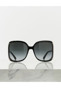 Jimmy Choo - JIMMY CHOO - Czarne okulary przeciwsłoneczne Tilda. Kształt: okrągłe. Kolor: czarny #3