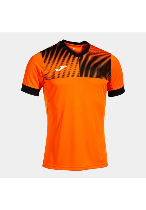 Jersey Joma Eco Supernova. Kolor: czarny, pomarańczowy, wielokolorowy. Materiał: jersey. Sport: piłka nożna