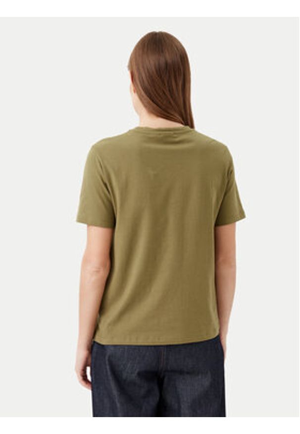 Vila T-Shirt Sybilla 14103247 Zielony Regular Fit. Kolor: zielony. Materiał: bawełna