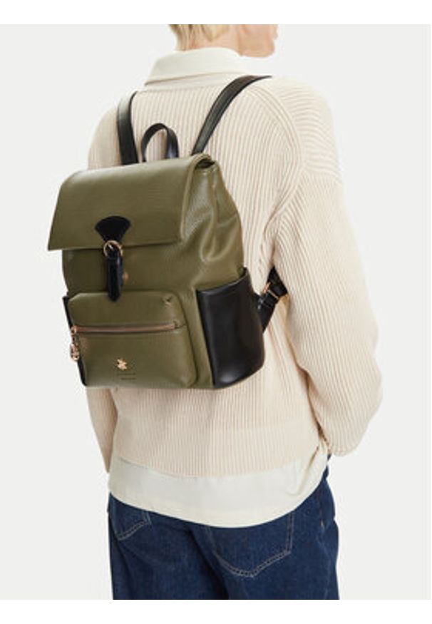 Beverly Hills Polo Club Plecak CEO-BHPC-C-002-08 Zielony. Kolor: zielony. Materiał: materiał, syntetyk