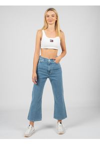 TOMMY HILFIGER - Tommy Jeans Jeansy "Harper" | DW0DW12171 | Harper | Kobieta | Błękitny. Stan: podwyższony. Kolor: niebieski. Wzór: aplikacja